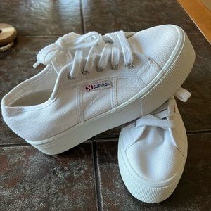 Women’s size 6 Superga platform sneakers